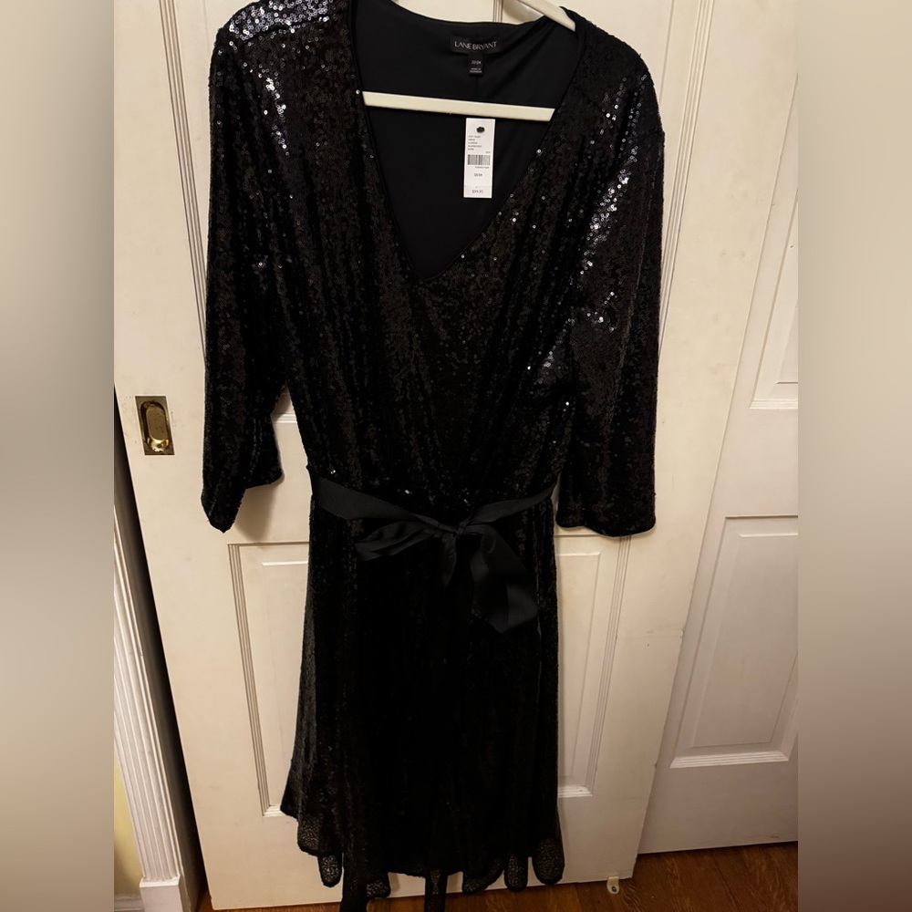 Gorgeous black sequined dress